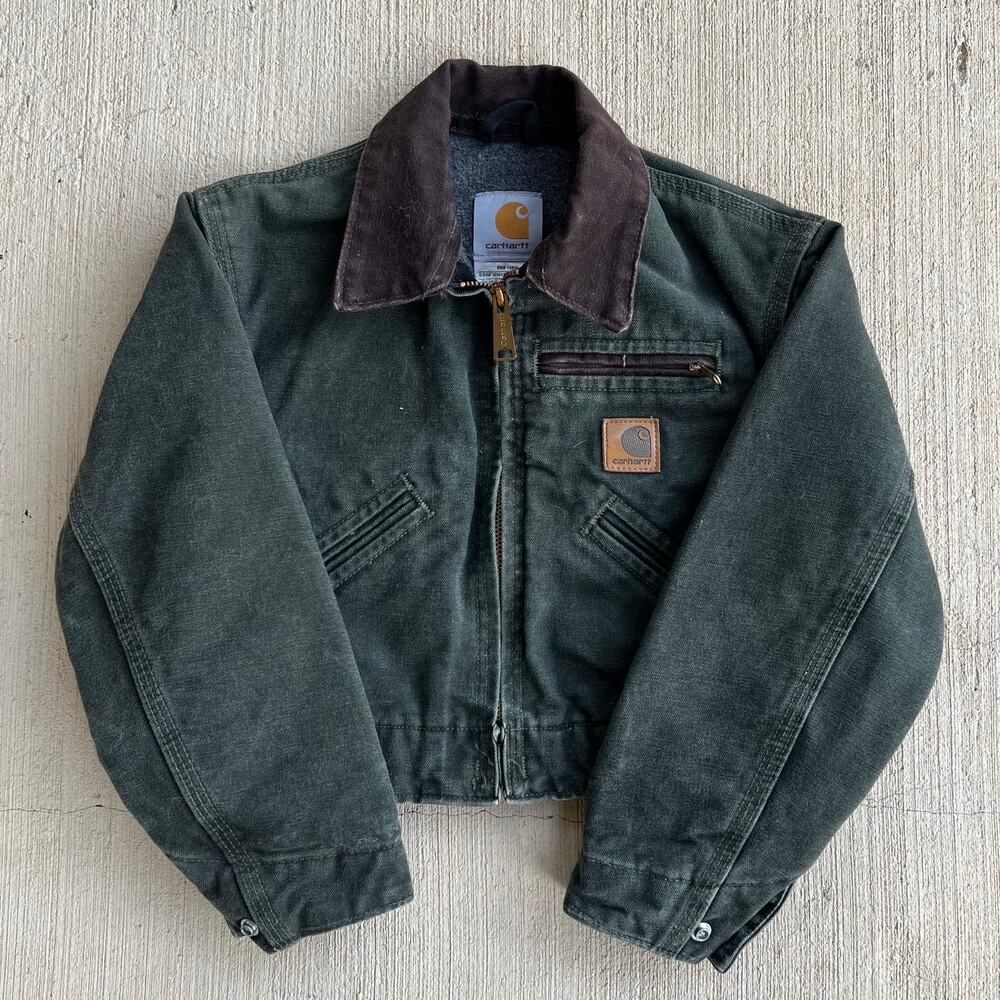 Carhartt YOUTH YJ97 MOS green Detroit work wear jacket
